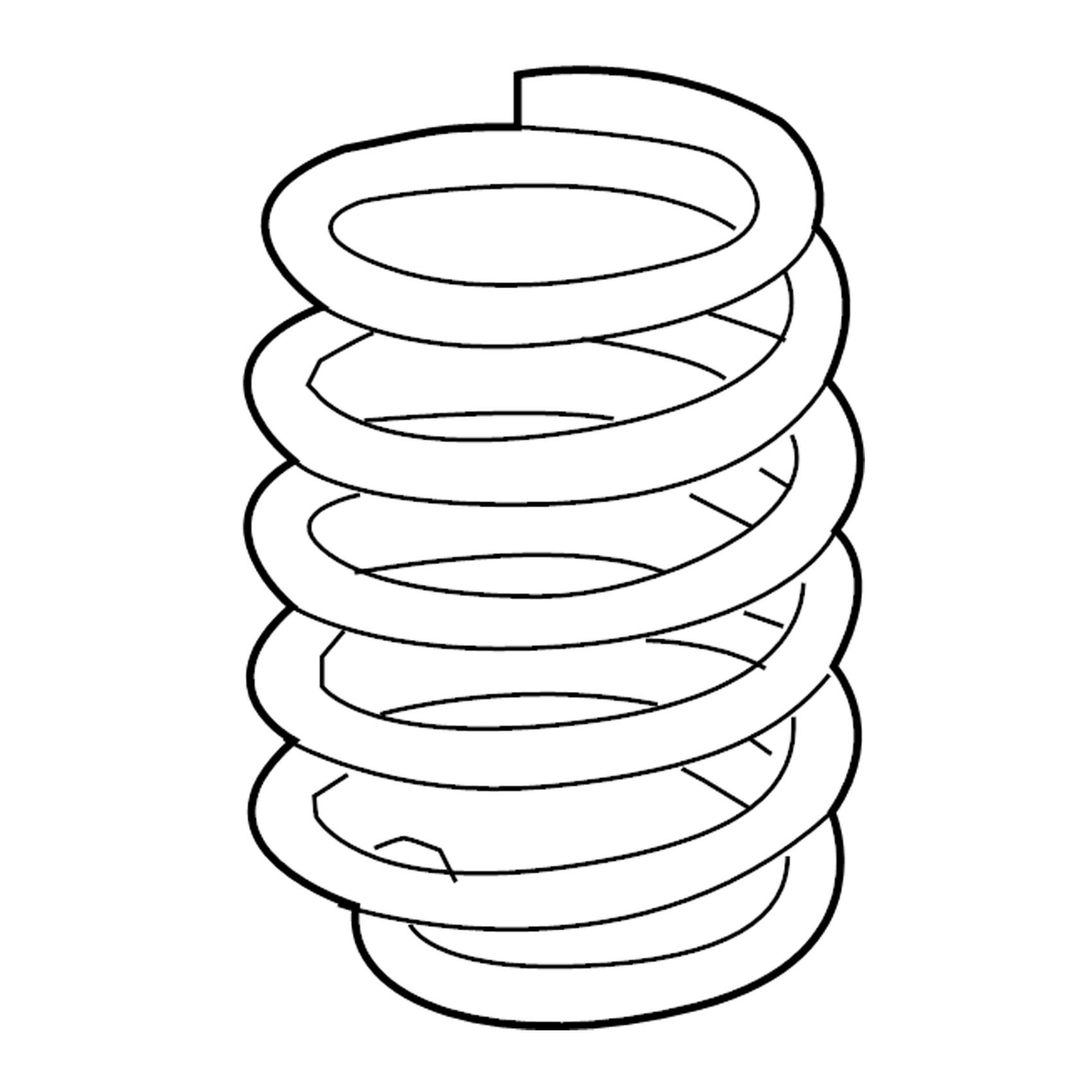 Audi Coil Spring - Front (Sport) 8E0411105EG